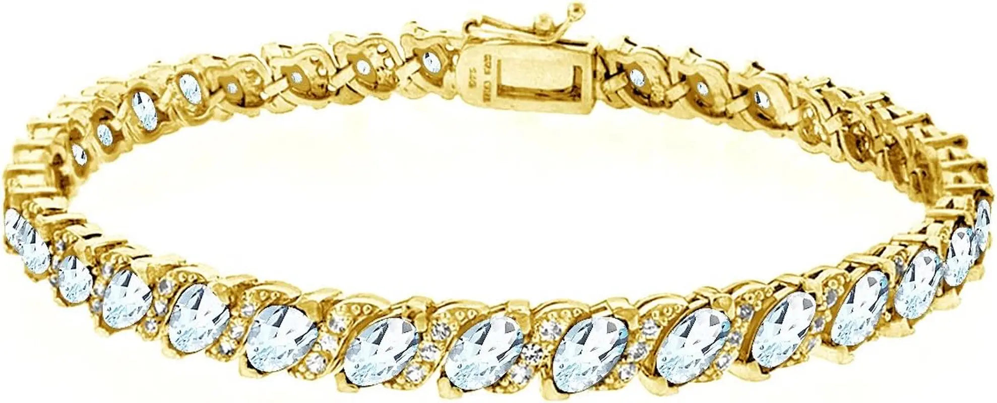 Gold Flash Silver Bracelet 