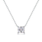 1Eternal – Fashionable & Luxurious Moissanite Necklace, S925 Sterling Silver NP Collection