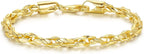 14K Gold Braided Chain Bracelet