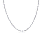 Heart-to-heart - Moissanite S925 Sterling Silver And Platinum Plating Necklace