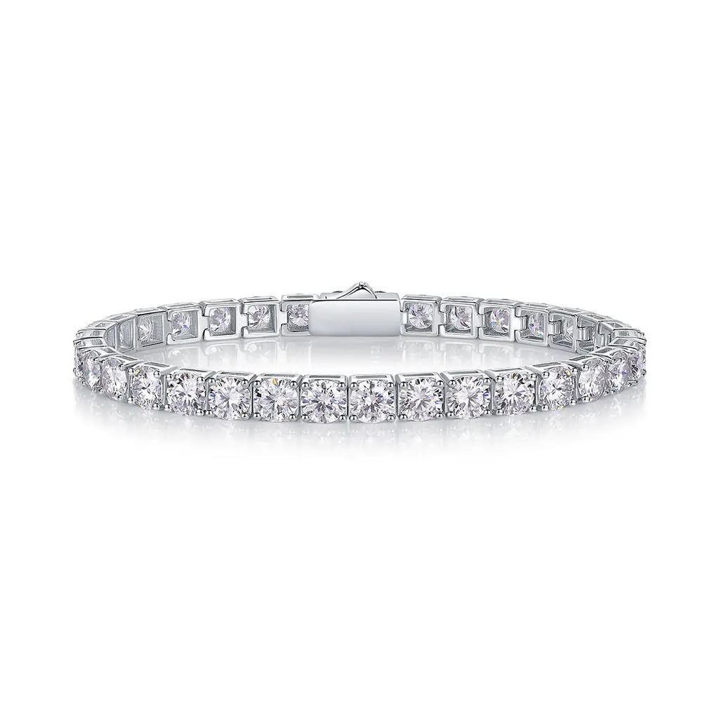 Universal Gravitation – Moissanite Fashion Light Luxury Silver Bracelet, S925 Platinum Plated NP Collection