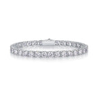 Universal Gravitation – Moissanite Fashion Light Luxury Silver Bracelet, S925 Platinum Plated NP Collection