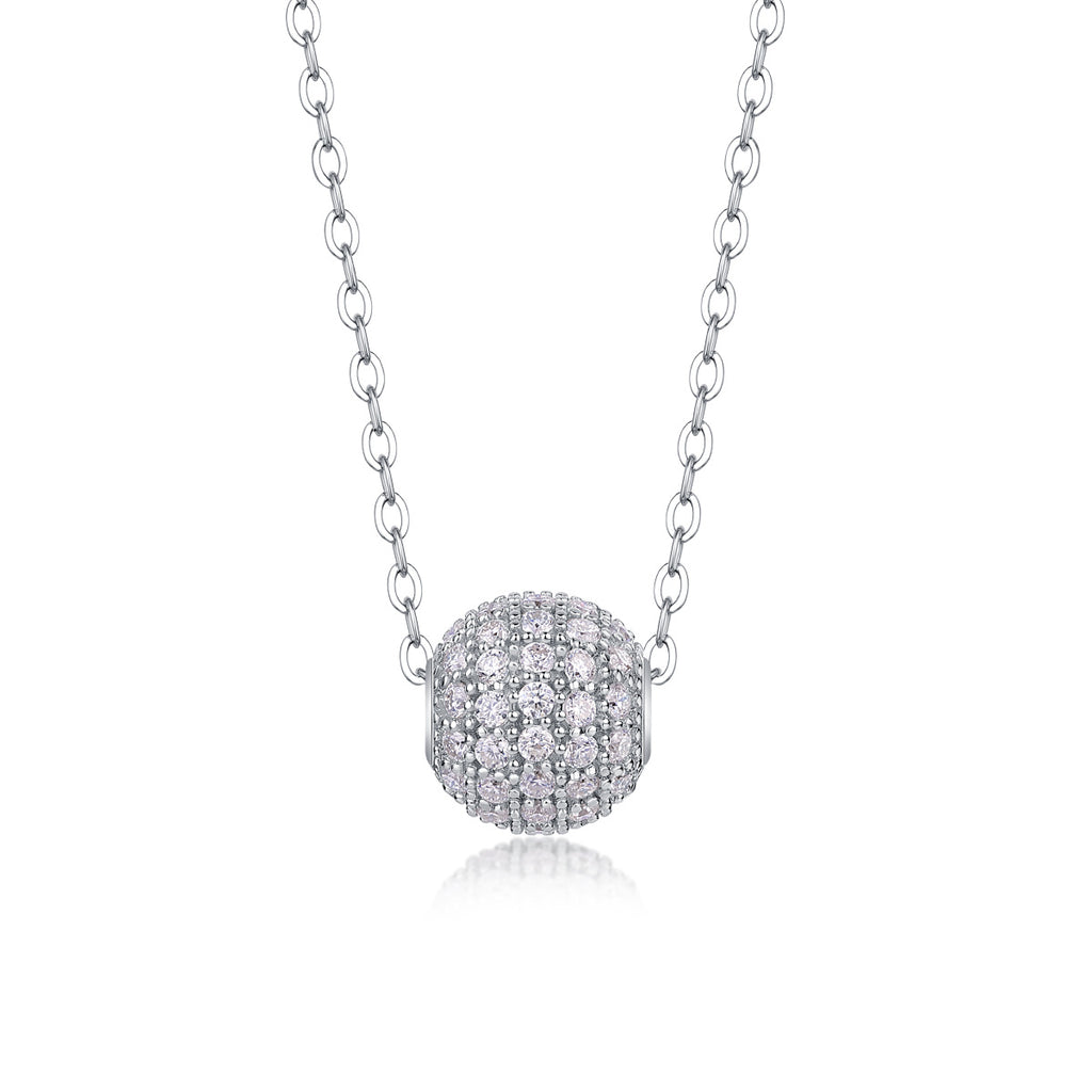 Meet At This Moment - Moissanite S925 Sterling Silver And Platinum Plating Pendant
