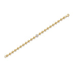 1-Carat Luxury Moissanite S925 Gold-Plated Silver Bracelet – Light Luxury Trend Jewelry NP Collection