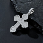 A Luxurious And Fashionable Minimalist Jewelry Pendant Necklace Set With Top-quality Moissanite, Made Of S925 Silver Electroplated With Platinum. - N&P Colletion