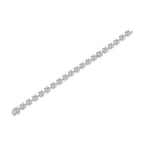 Time Appointment - A Fashionable And Light Luxury Jewelry Silver Bracelet And Bracelet Set With Top-quality Moissanite, S925 Silver Plated Platinum NP Collection