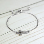 Cross Bracelet - Silver