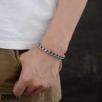 Men's Fashion Brand Sterling Silver Bracelet