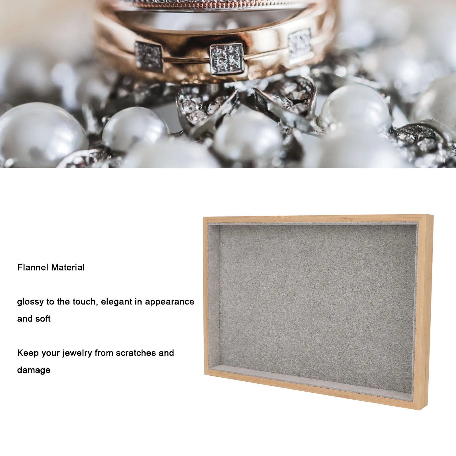 Jewelry Tray Elegant Multipurpose Wood