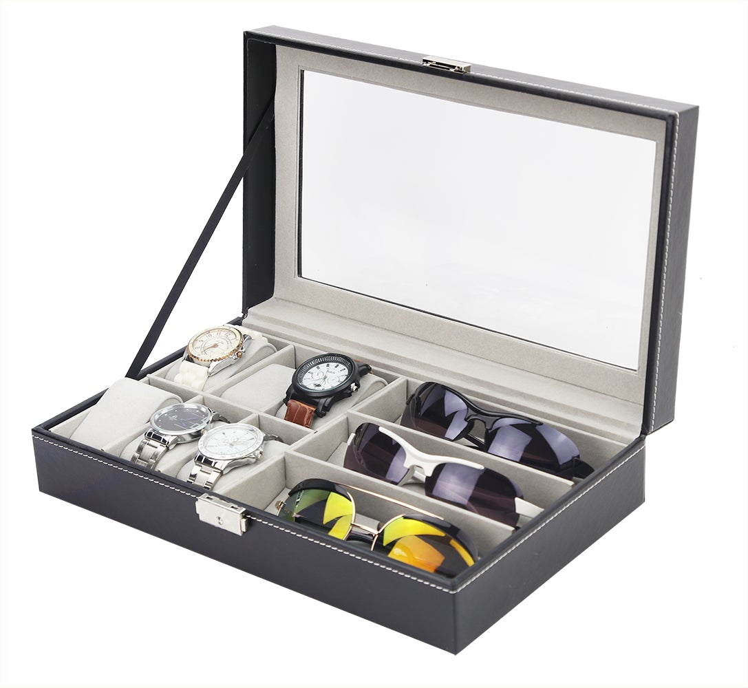 6+3 Grid Watch Sunglass Eyeglasses Display Box