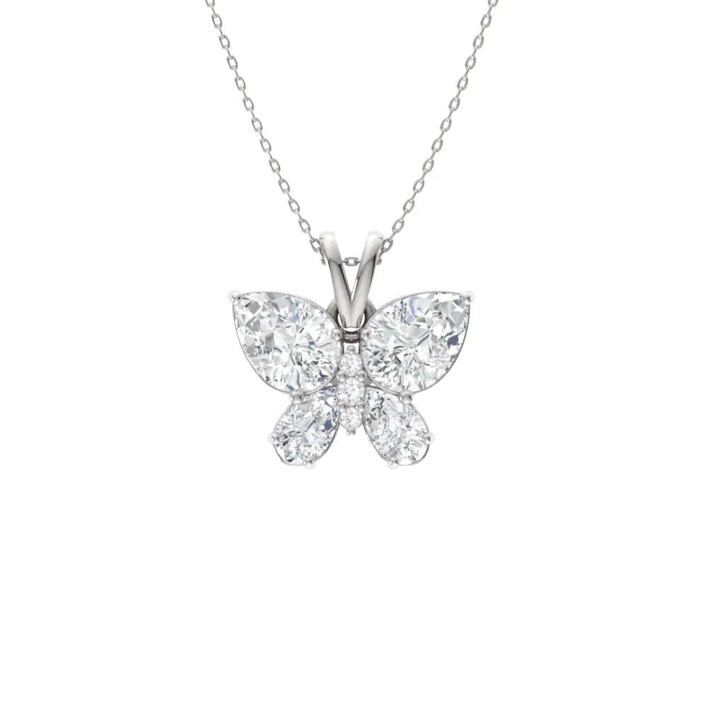 Diamond Butterfly Petite Necklace