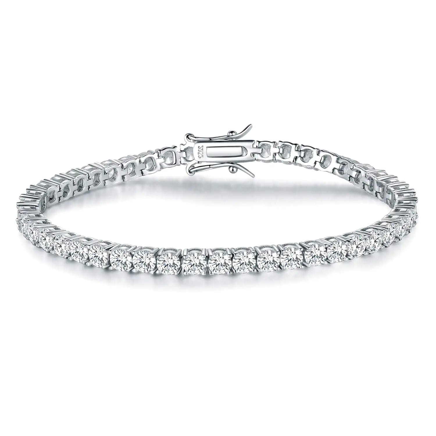 925 Sterling Silver Classic Tennis Bracelet