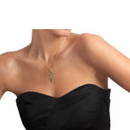 Sterling Silver Olive Leaf Necklace