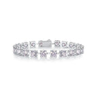Time Appointment – Fashionable Light Luxury Moissanite S925 Silver-Plated Platinum Bracelet NP Collection
