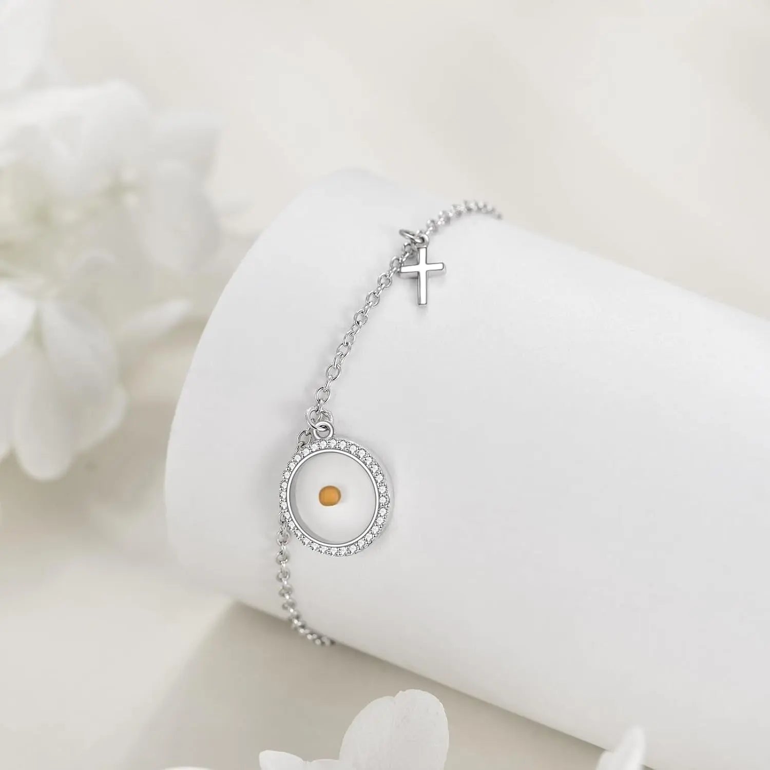 925 Sterling Silver Mustard Seed Bracelet 