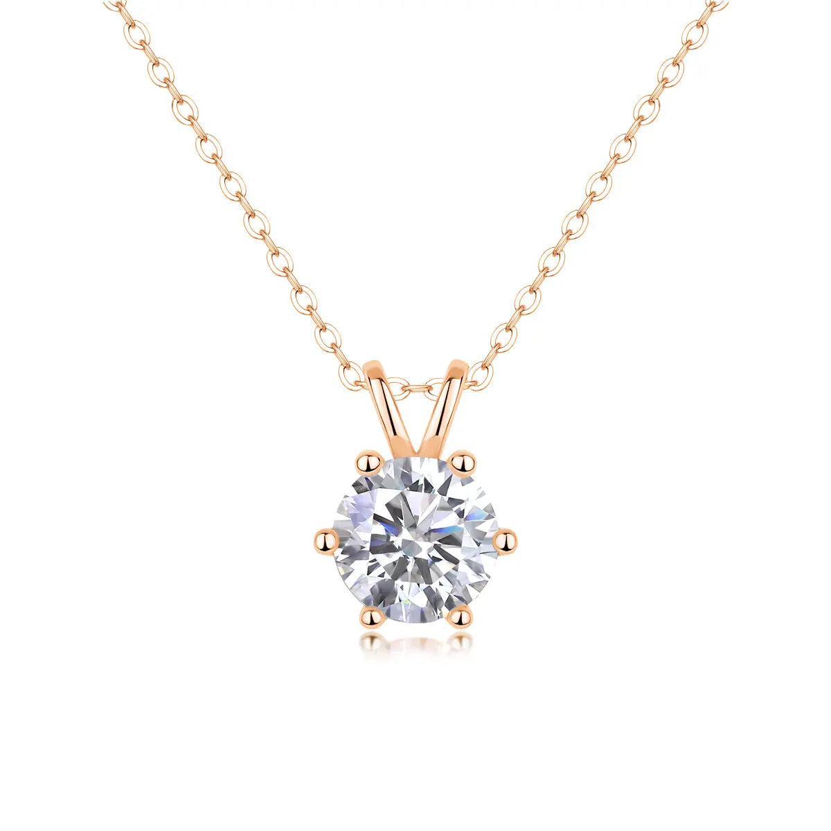 Romantic Mark -  Diamond Jewelry Pendant with 2-Carat Moissanite S925 Sterling Silver 