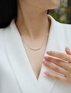 Joy - Moissanite S925 Sterling Silver And Platinum Plating Necklace