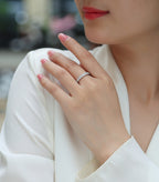 Light Up The Moments - Moissanite S925 Sterling Silver And Platinum-plated Diamond