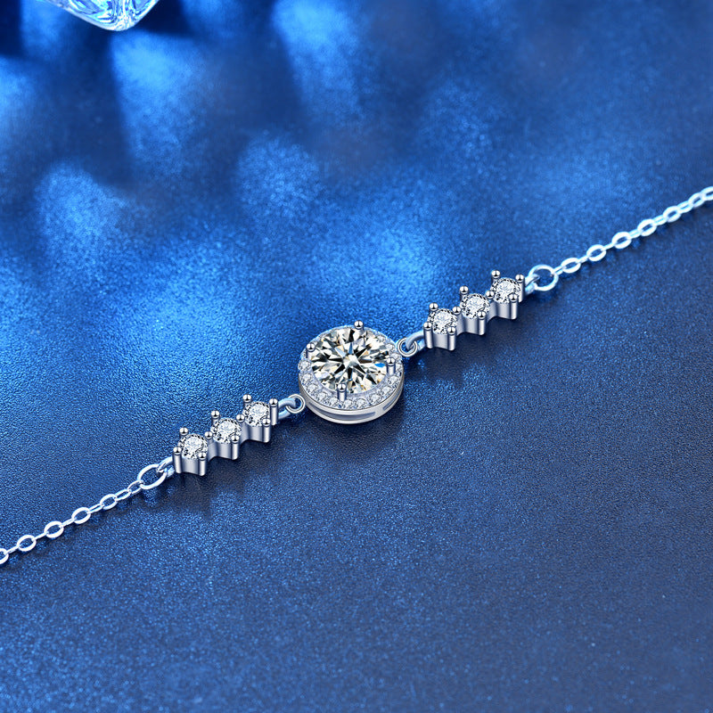 Starry Simple Moissanite Bracelet