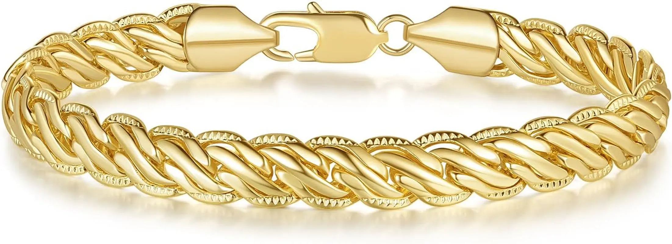 14K Gold Braided Bracelet