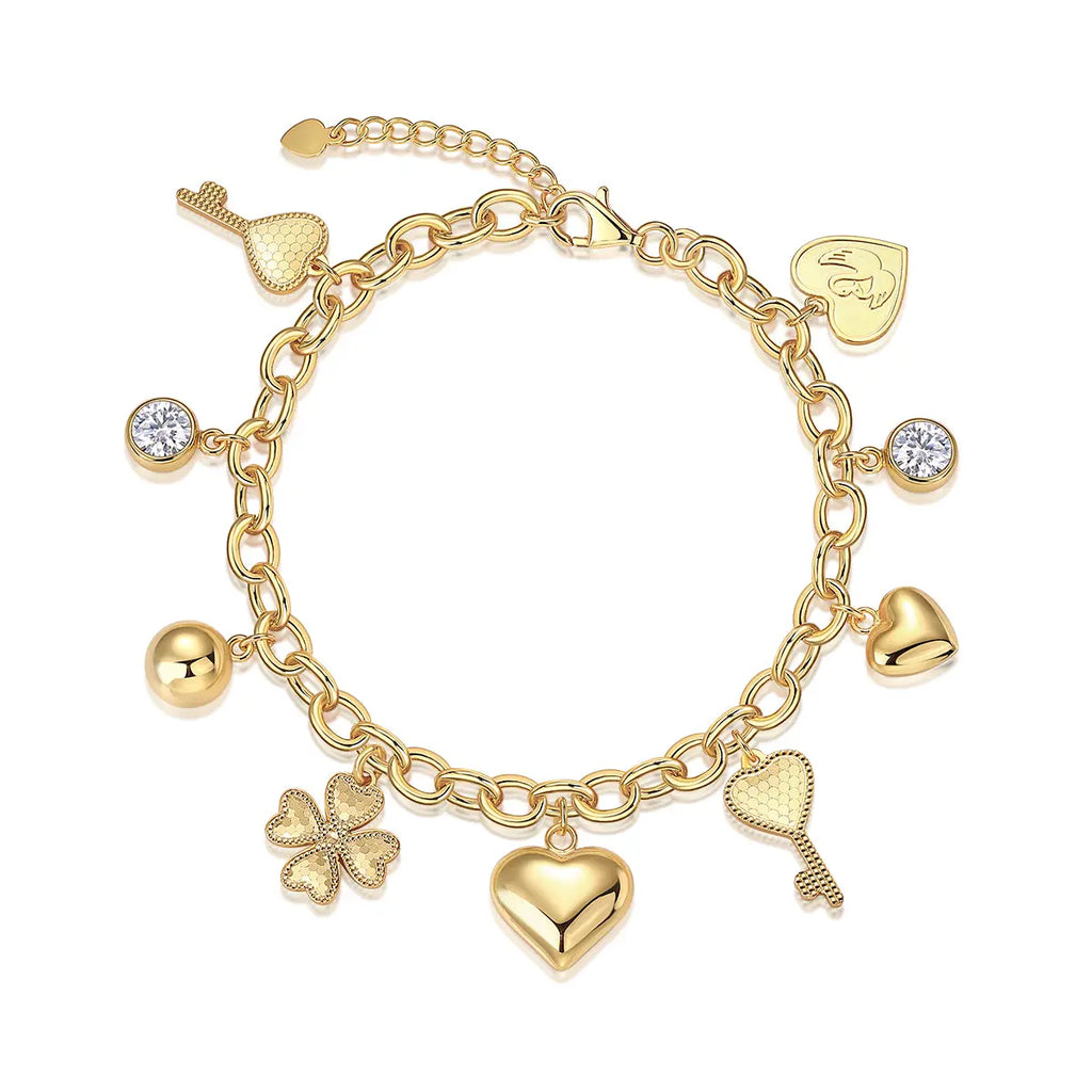 1-Carat Moissanite S925 Gold-Plated Silver Bracelet – Luxurious Light Luxury Jewelry NP Collection