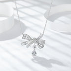 Butterfly - Moissanite S925 Sterling Silver And Platinum Plating Pendant