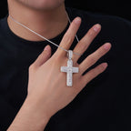 A Luxurious And Fashionable Minimalist Jewelry Pendant Necklace With Top-quality Moissanite, Made Of S925 Silver Electroplated With Platinum. - N&P Colletion
