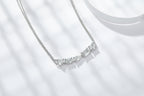 Diamond Jewelry Pendant With Moissanite S925 Sterling Silver And Platinum Plating