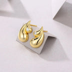 Morning Dew - Premium Moissanite Luxury Fashion Light Luxury Jewelry Silver Stud Earrings S925 Silver Electroplated Gold NP Collection