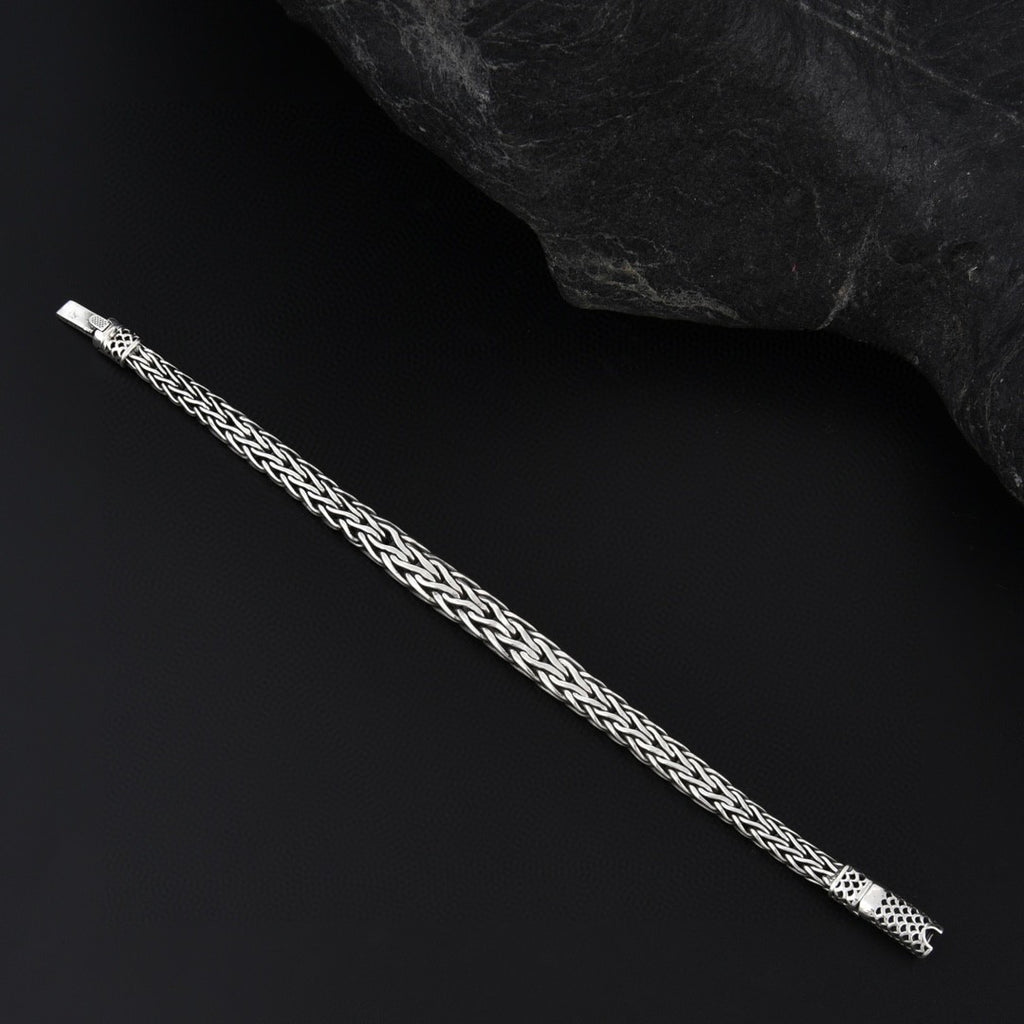 S925 Sterling Silver Fashion Handwoven Bracelet