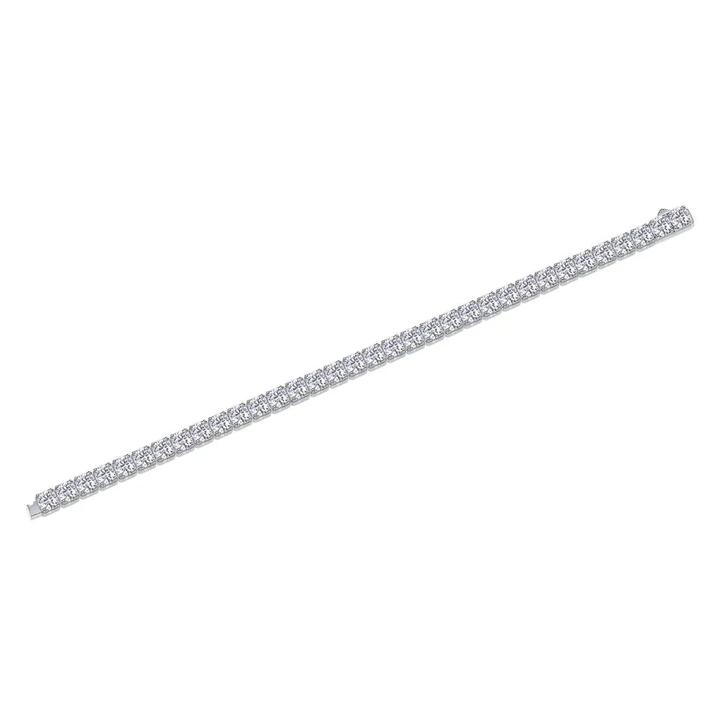 Universal Gravitation – Moissanite Fashion Light Luxury Silver Bracelet, S925 Platinum Plated NP Collection