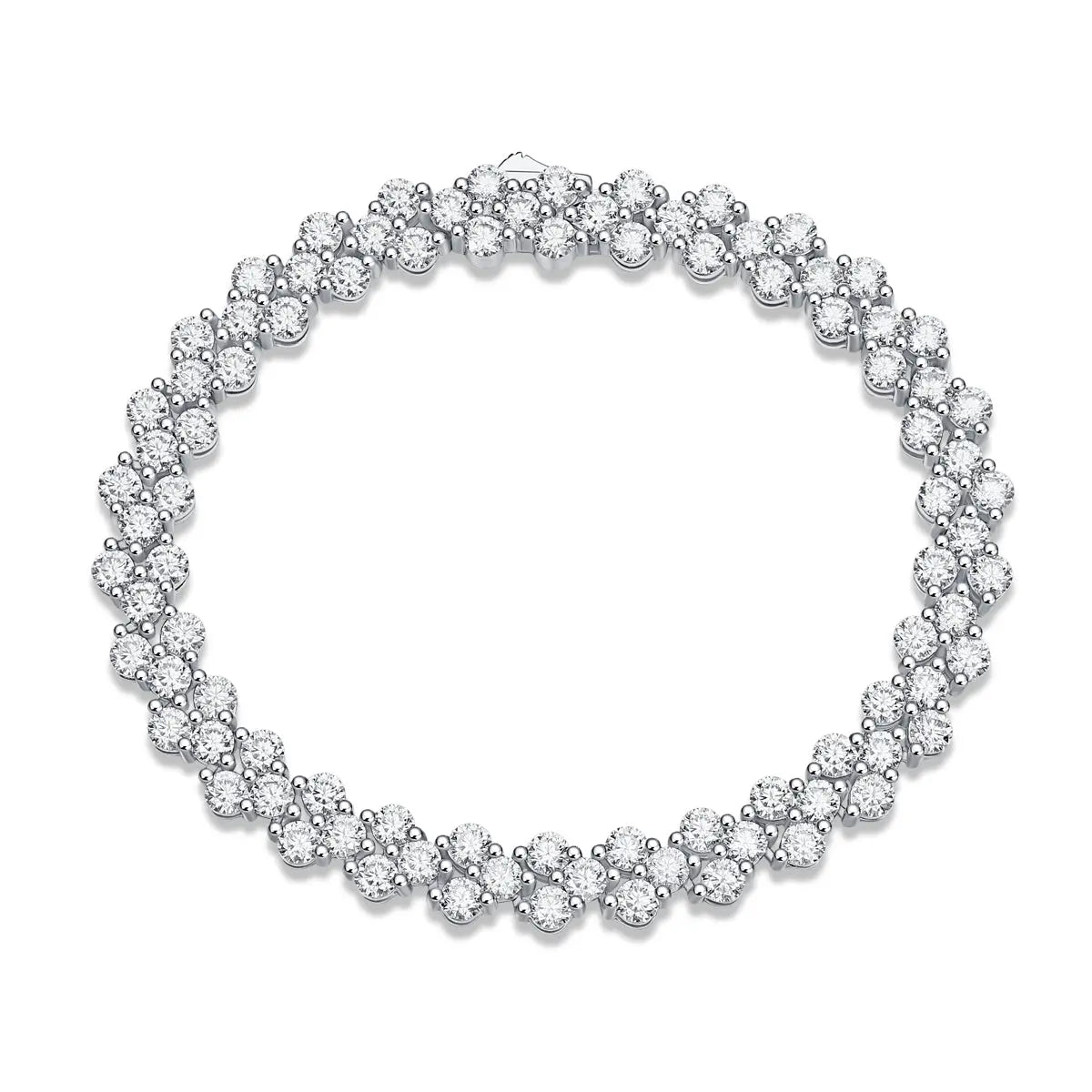 Canon – Fashionable Light Luxury Moissanite S925 Silver-Plated Platinum Bracelet  NP Collection