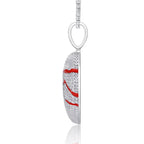 Moissanite, This Luxurious And Fashionable Light Luxury Trend Jewelry Necklace Pendant Is Made Of S925 Silver Electroplated With Platinum NP Collection
