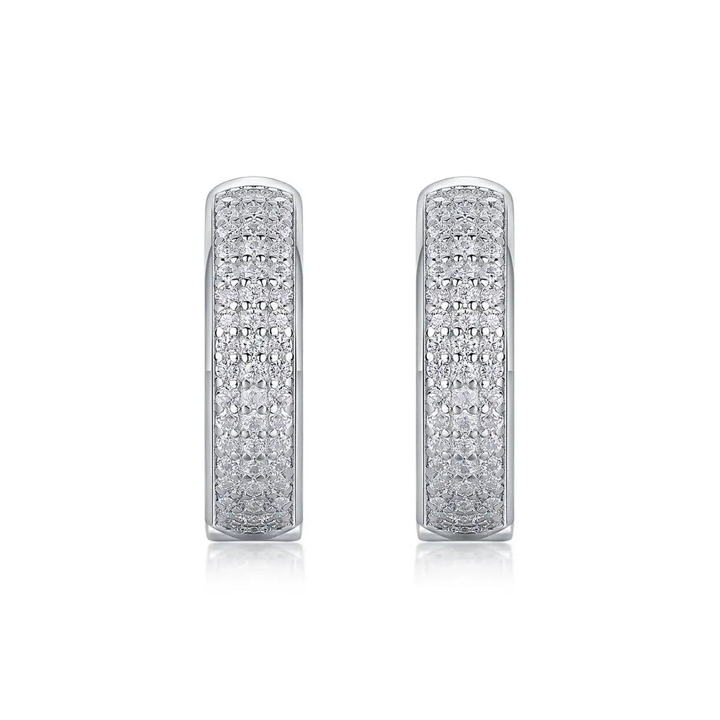 1Years – Fashionable Earrings and Stud Jewelry with Moissanite, S925 Sterling Silver, Platinum-Plated NP Collection