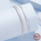 Light Luxury Full Diamond S925 Sterling Silver Bracelet Fashion High Sense