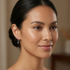 925 Sterling Silver Sophisticated Tahitian Black Pearl Drop Earrings with Shimmering Accents in Elegant Silver Tones