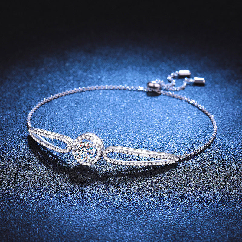 S925 Sterling Silver Moissanite Bracelet