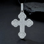 A Luxurious And Fashionable Minimalist Jewelry Pendant Necklace Set With Top-quality Moissanite, Made Of S925 Silver Electroplated With Platinum. - N&P Colletion