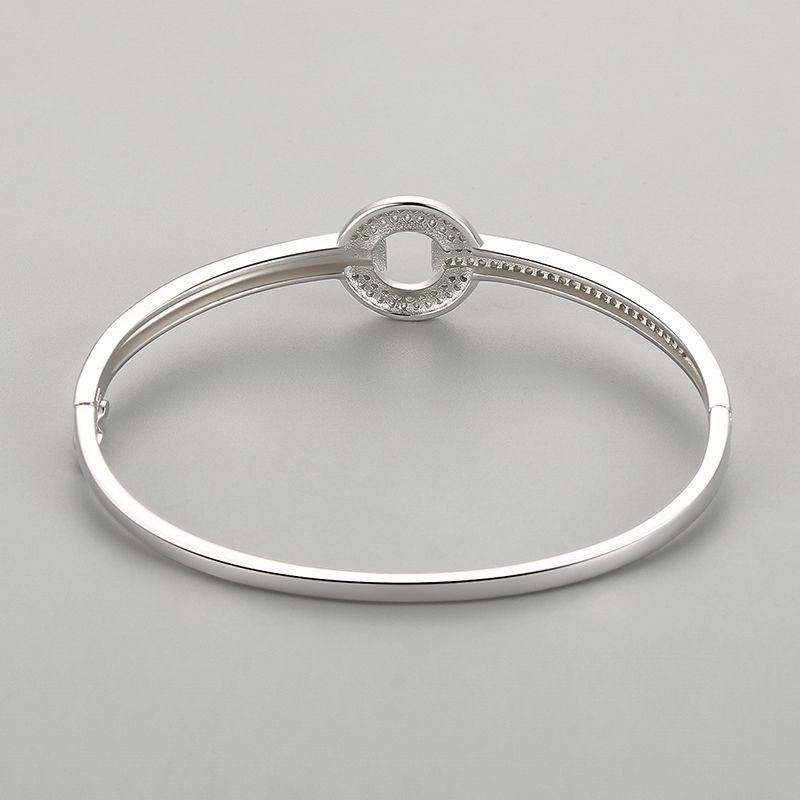 S925 Silver Bracelet High-grade Round Diamond
