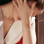 Twin Bracelet S925 Silver Moissanite Bracelet