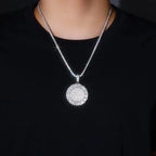 Moissanite, This Luxurious And Fashionable Light Luxury Trend Jewelry Necklace Pendant Is Made Of S925 Silver Electroplated With Platinum NP Collection