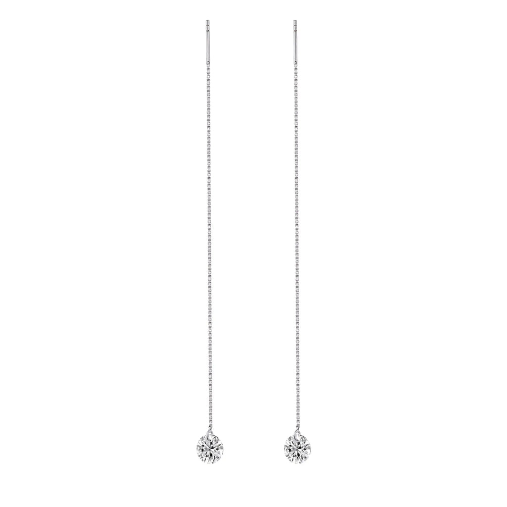Moissanite Luxury & Fashionable Light Luxury Silver Stud Earrings – S925 Platinum Plated - N&P Colletion