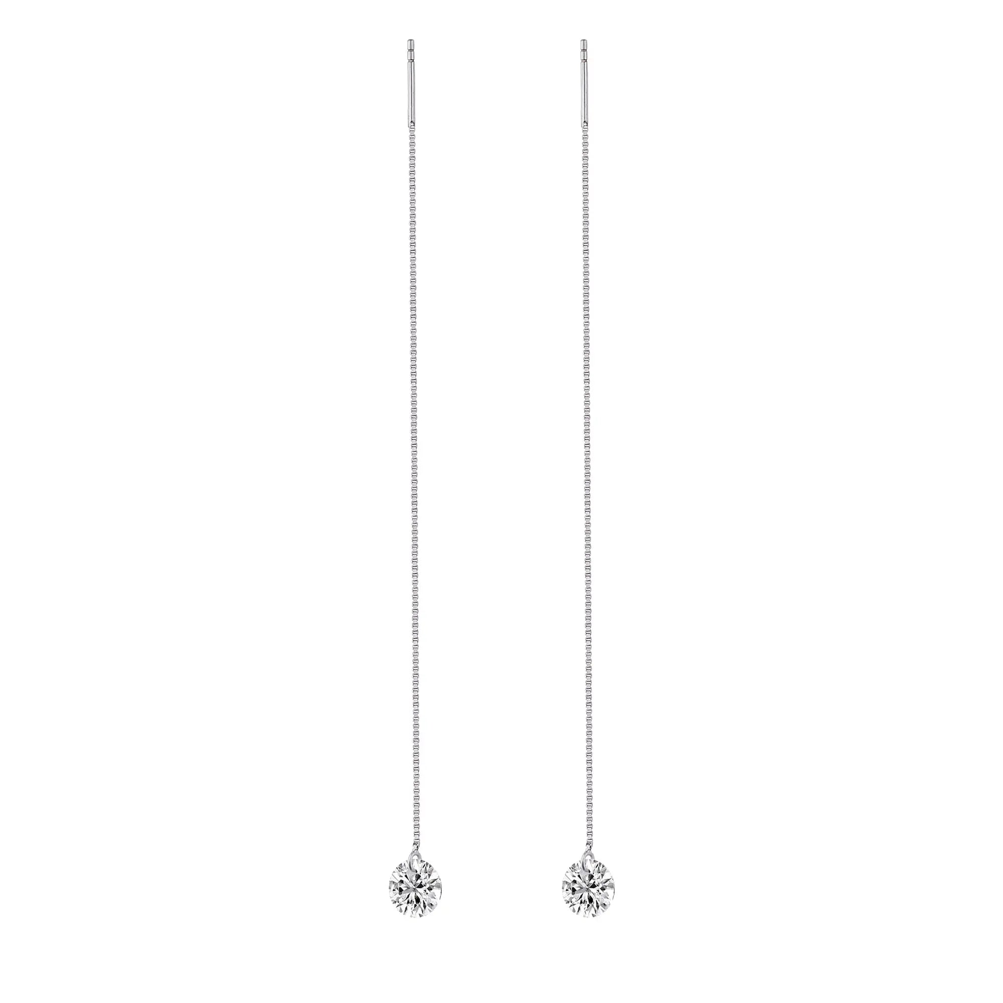 Moissanite Luxury & Fashionable Light Luxury Silver Stud Earrings – S925 Platinum Plated - N&P Colletion