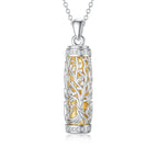 Tree Of Life Urn Necklace S925 Sterling Silver