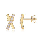 Dream Road – Premium Moissanite Luxury Fashion Silver Stud Earrings, S925 Gold Electroplated NP Collection