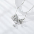 Butterfly - Moissanite S925 Sterling Silver And Platinum Plating Pendant