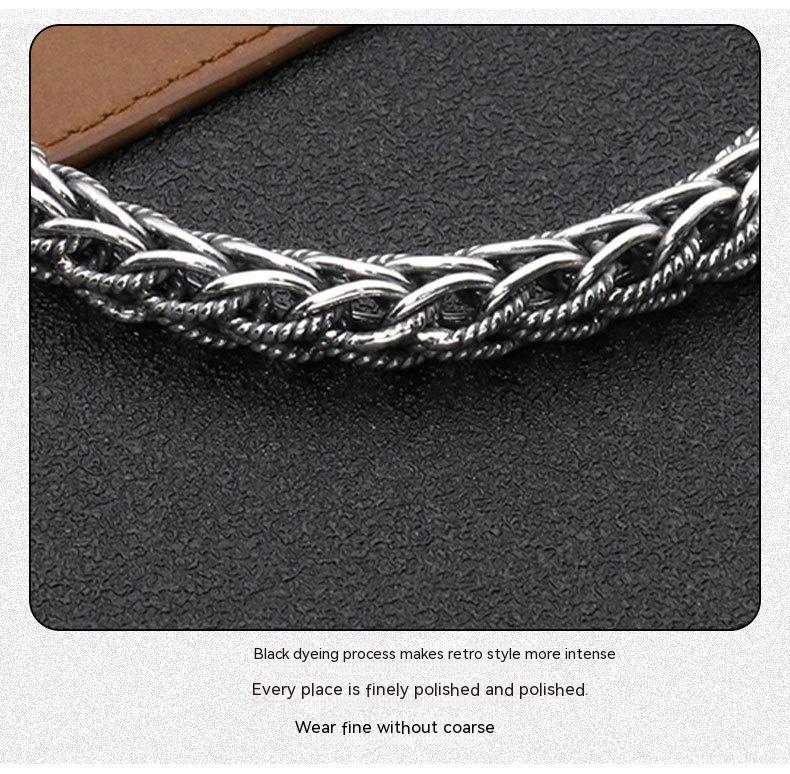 Hand-Woven Thick Keel Bracelet