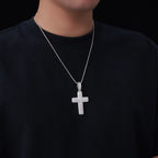 A Luxurious And Fashionable Minimalist Jewelry Pendant Necklace With Top-quality Moissanite, Made Of S925 Silver Electroplated With Platinum. - N&P Colletion