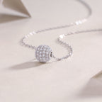 Meet At This Moment - Moissanite S925 Sterling Silver And Platinum Plating Pendant