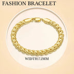 14K Gold Braided Bracelet